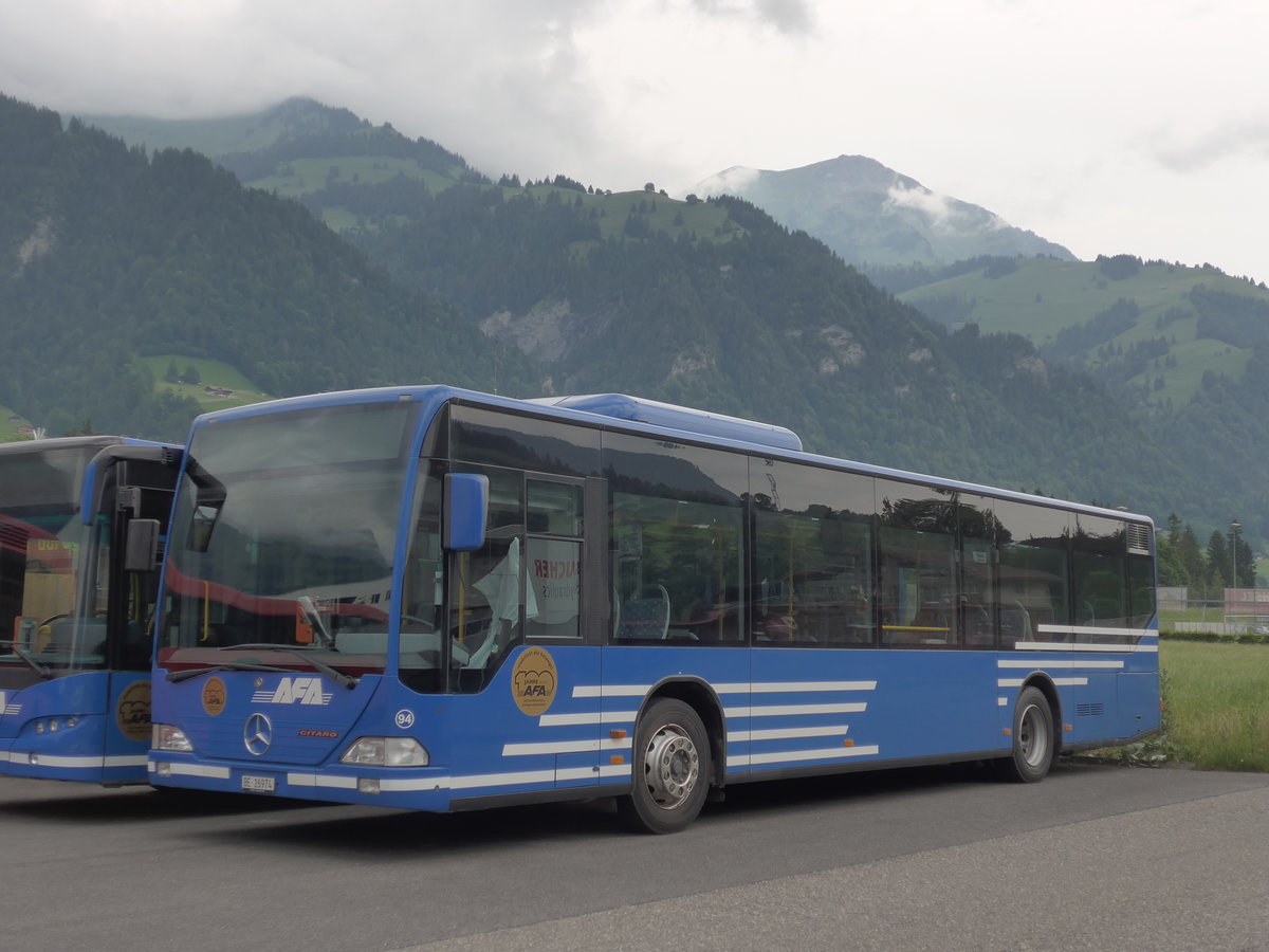 (181'099) - AFA Adelboden - Nr. 94/BE 26'974 - Mercedes am 14. Juni 2017 in Frutigen, Garage