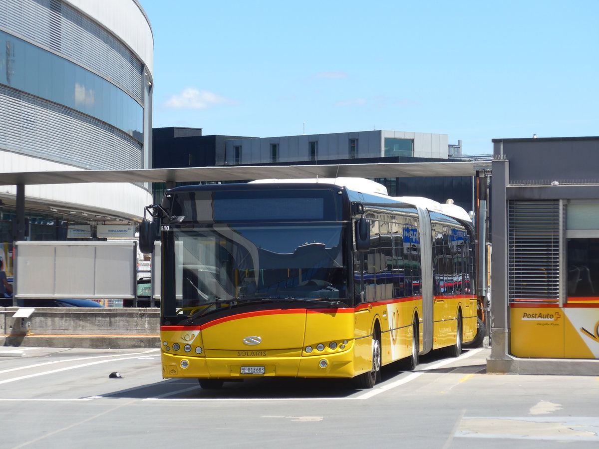 (181'212) - PostAuto Bern - Nr. 683/BE 813'683 - Solaris am 18. Juni 2017 in Bern, Postautostation