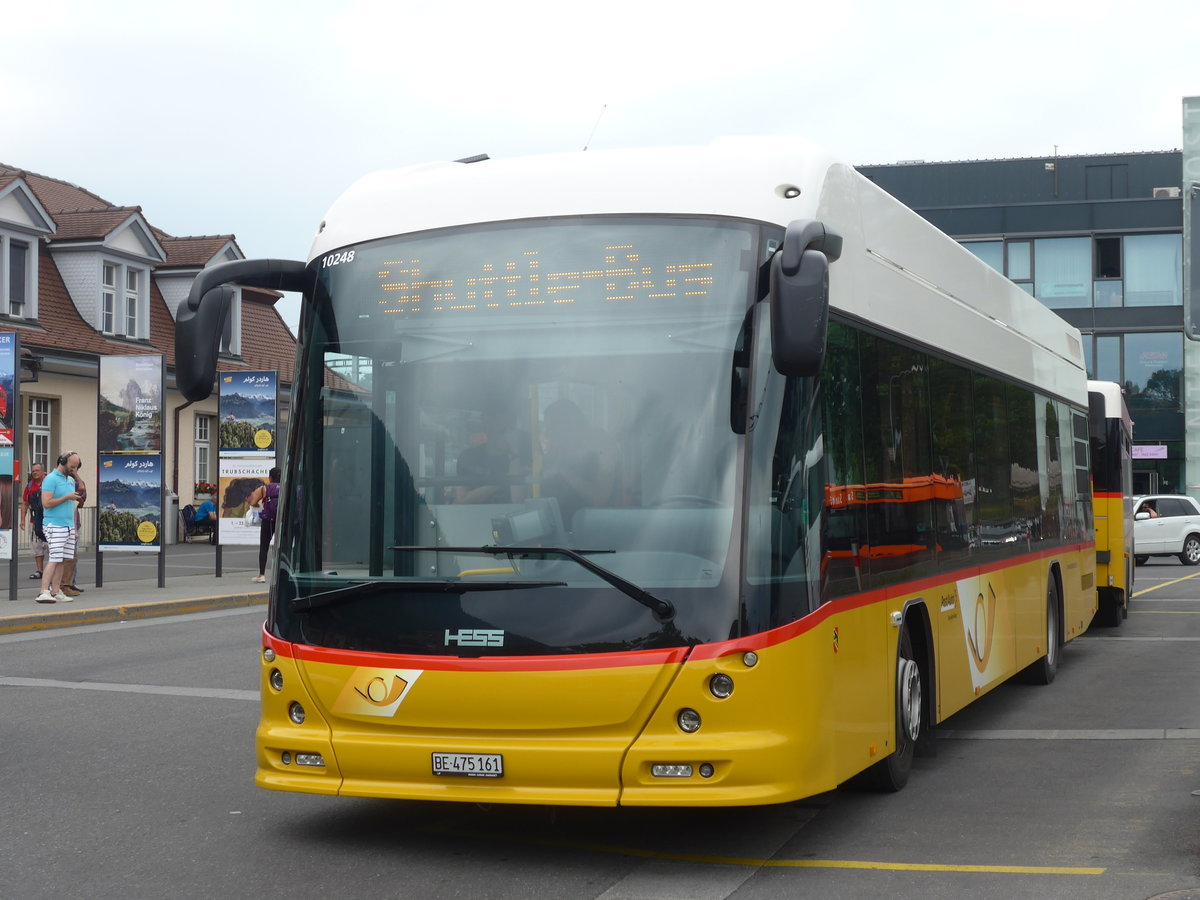 (181'365) - PostAuto Bern - BE 475'161 - Hess am 24. Juni 2017 beim Bahnhof Interlaken Ost