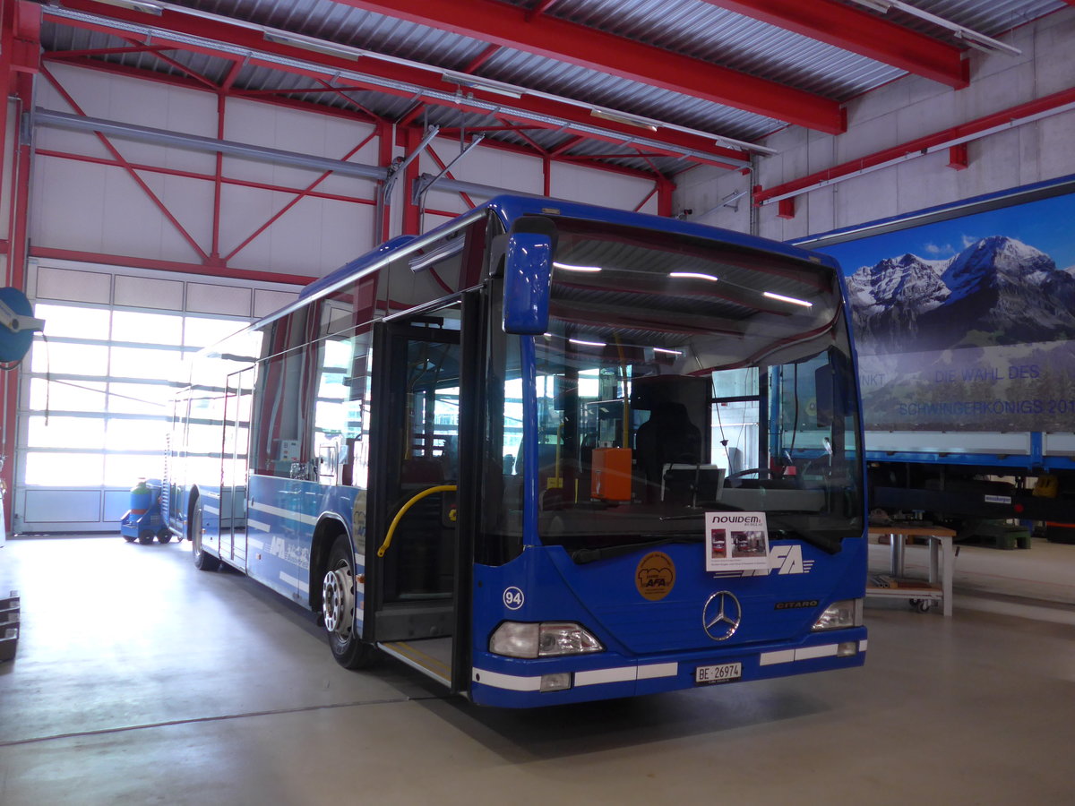 (181'673) - AFA Adelboden - Nr. 94/BE 26'974 - Mercedes am 1. Juli 2017 in Frutigen, Garage