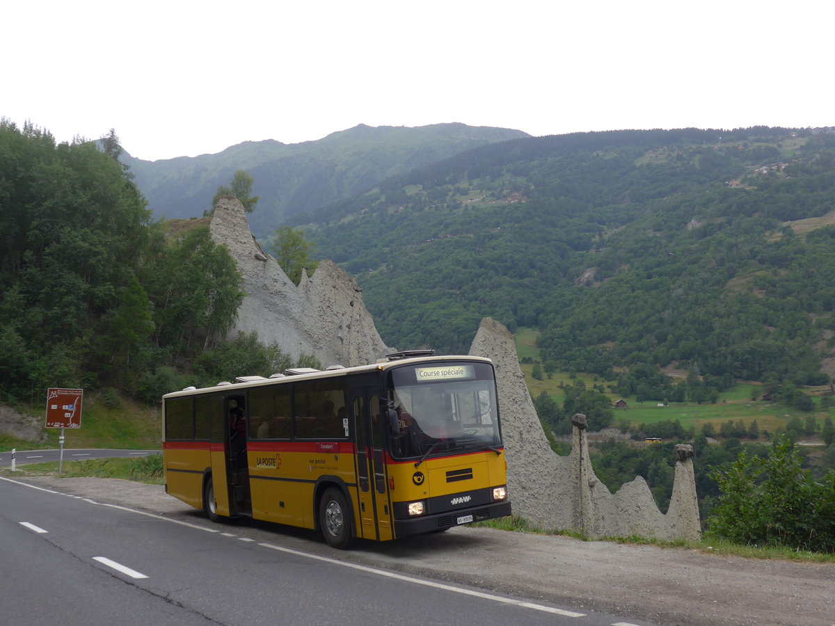 (181'826) - Oser, Brchen - VS 93'575 - NAW/Lauber (ex Epiney, Ayer) am 9. Juli 2017 in Euseigne, Pyramides