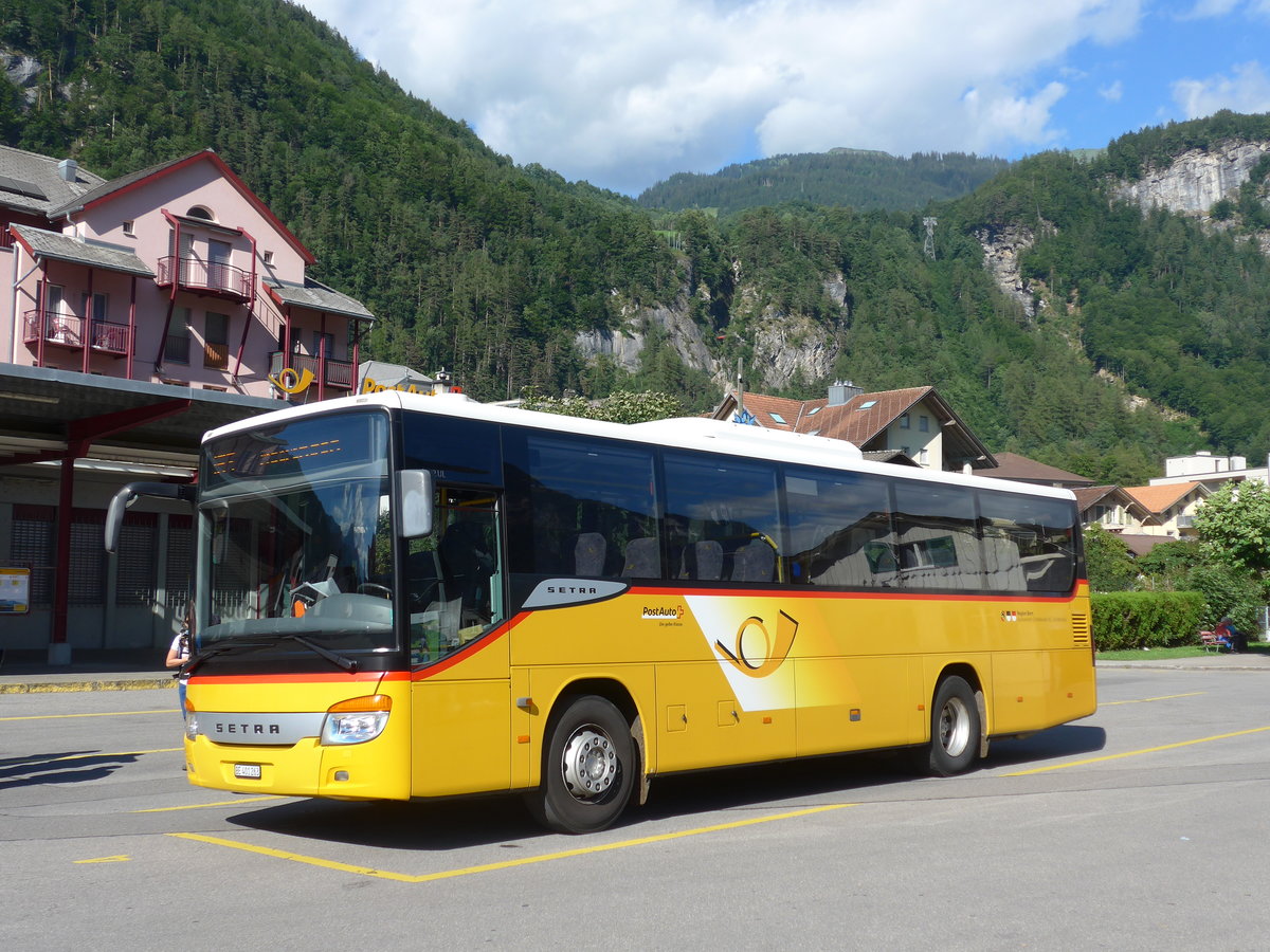 (182'148) - AVG Meiringen - Nr. 63/BE 401'263 - Setra am 16. Juli 2017 in Meiringen, Postautostation