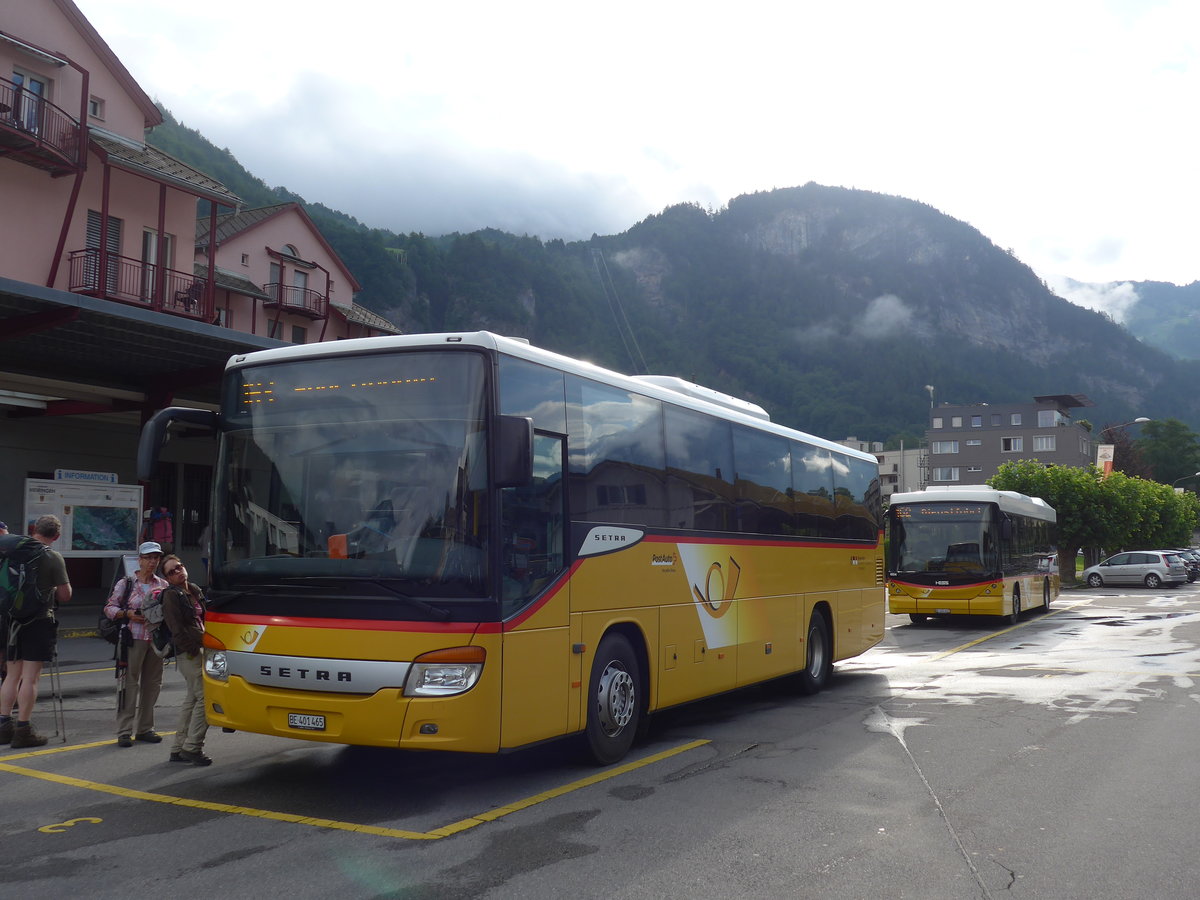 (182'179) - AVG Meiringen - Nr. 65/BE 401'465 - Setra am 23. Juli 2017 in Meiringen, Postautostation