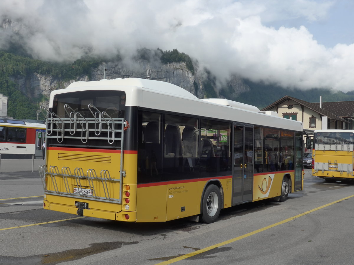 (182'181) - AVG Meiringen - Nr. 67/BE 402'467 - Scania/Hess (ex Nr. 76; ex Steiner, Messen) am 23. Juli 2017 in Meiringen, Postautostation