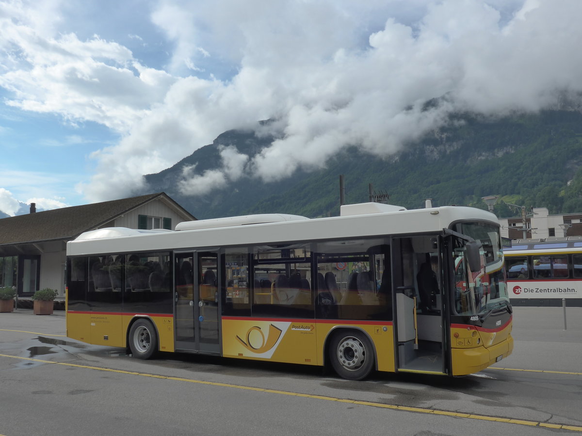 (182'190) - AVG Meiringen - Nr. 68/BE 401'568 - Scania/Hess (ex Nr. 59; ex Steiner, Messen) am 23. Juli 2017 in Meiringen, Postautostation