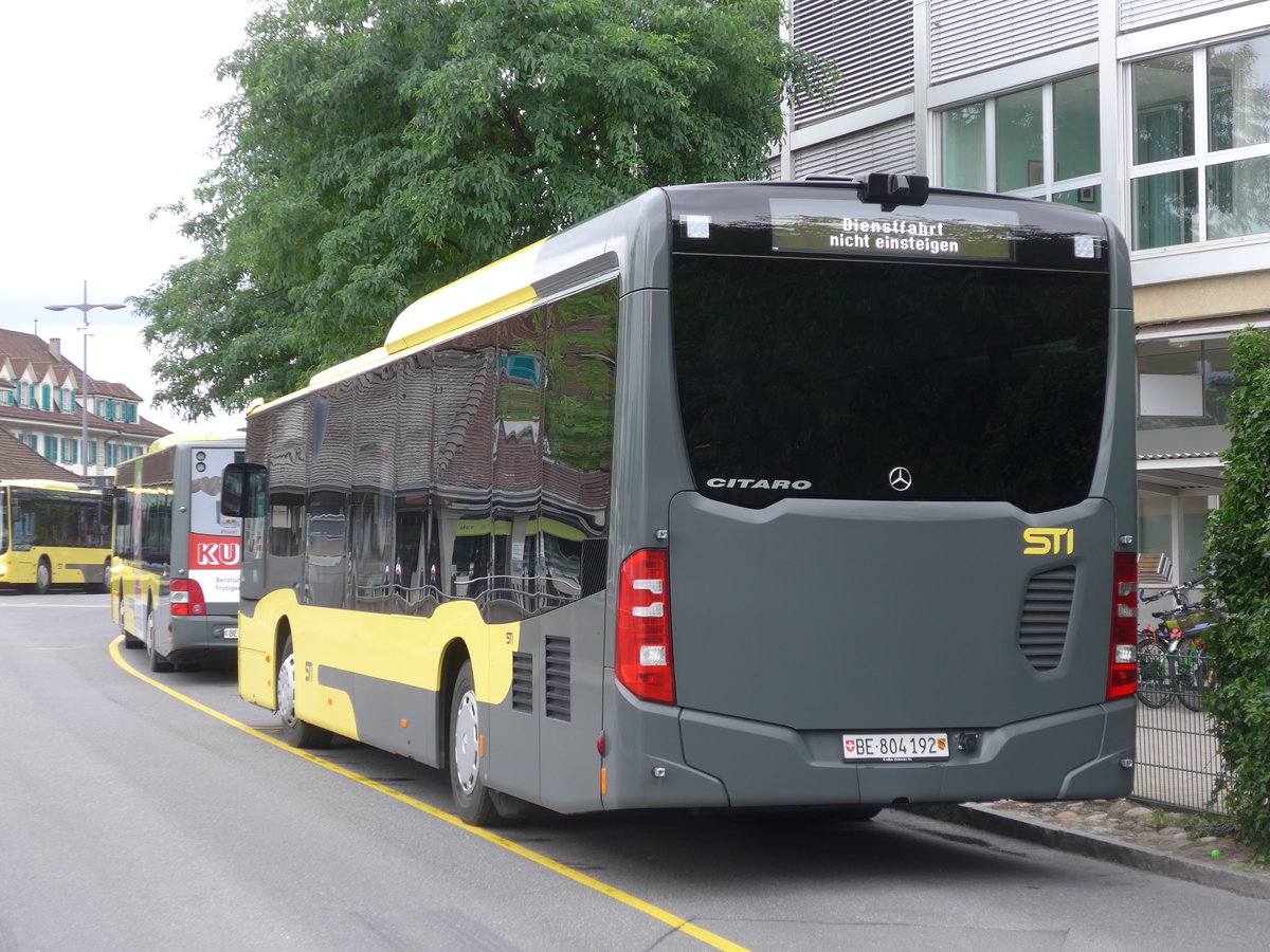 (182'195) - STI Thun - Nr. 192/BE 804'192 - Mercedes am 23. Juli 2017 bei der Schifflndte Thun