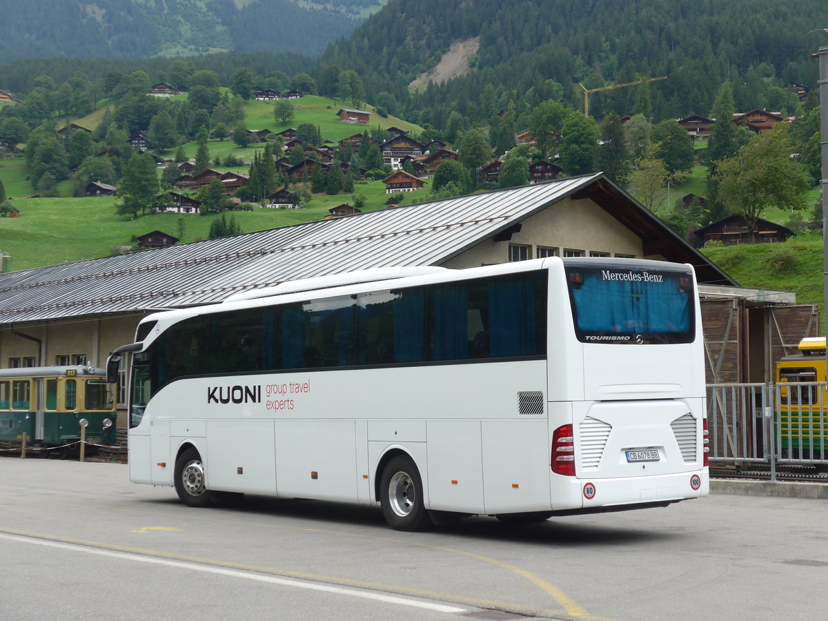 (182'384) - Aus Bulgarien: Kuoni - Nr. 135/CB 6078 BB - Mercedes am 30. Juli 2017 in Grindelwald, Grund