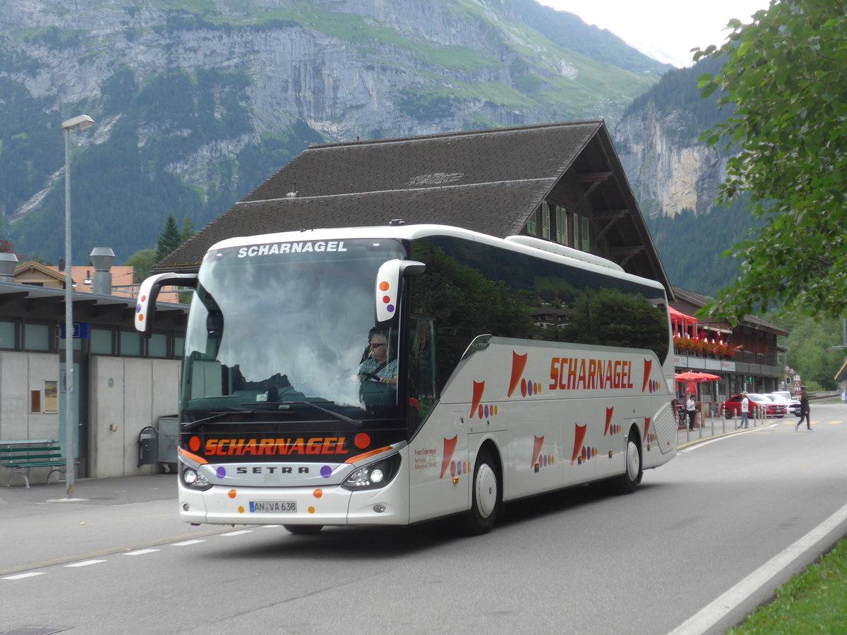 (182'385) - Aus Deutschland: Scharnagel, Feuchtwangen - AN-VA 638 - Setra am 30. Juli 2017 in Grindelwald, Grund