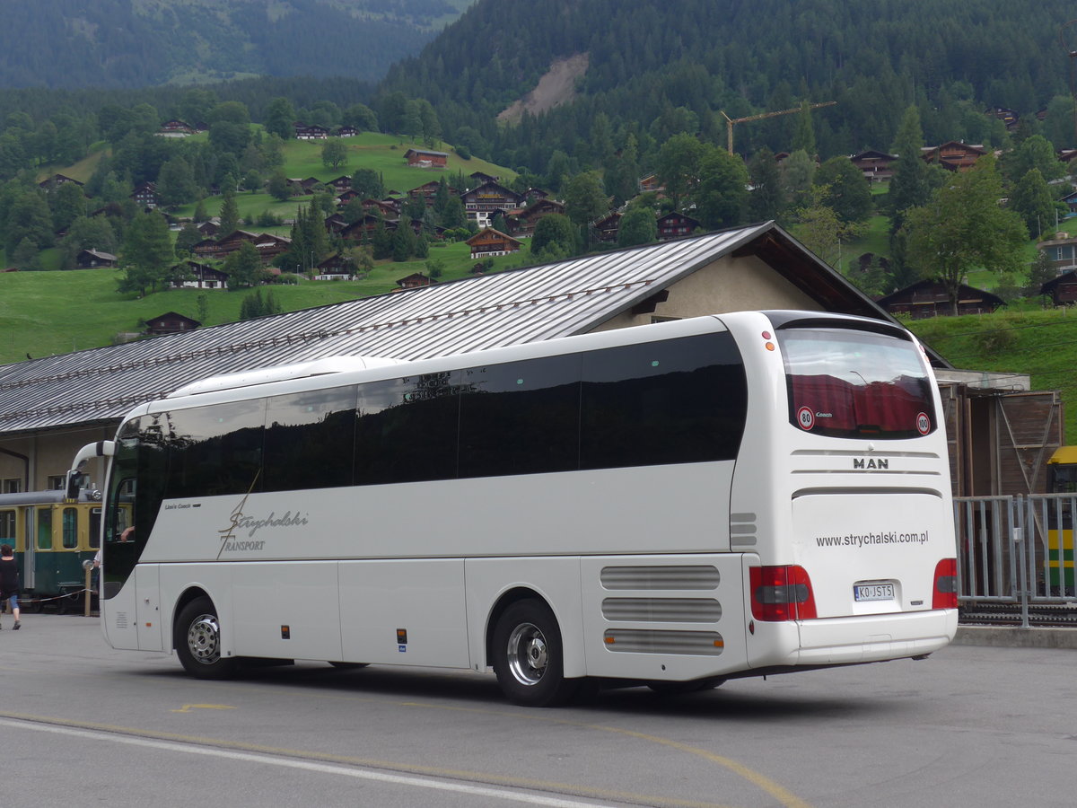 (182'389) - Aus Polen: Strychalski, Krakw - KO JST5 - Mercedes am 30. Juli 2017 in Grindelwald, Grund