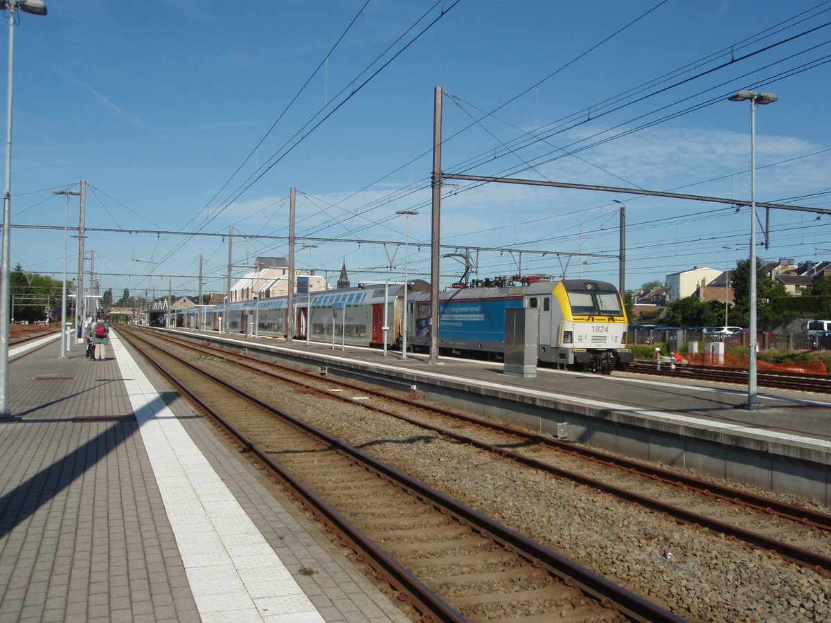 1824 als IC nach Kortrijk in Welkenraedt. 31.05.2019