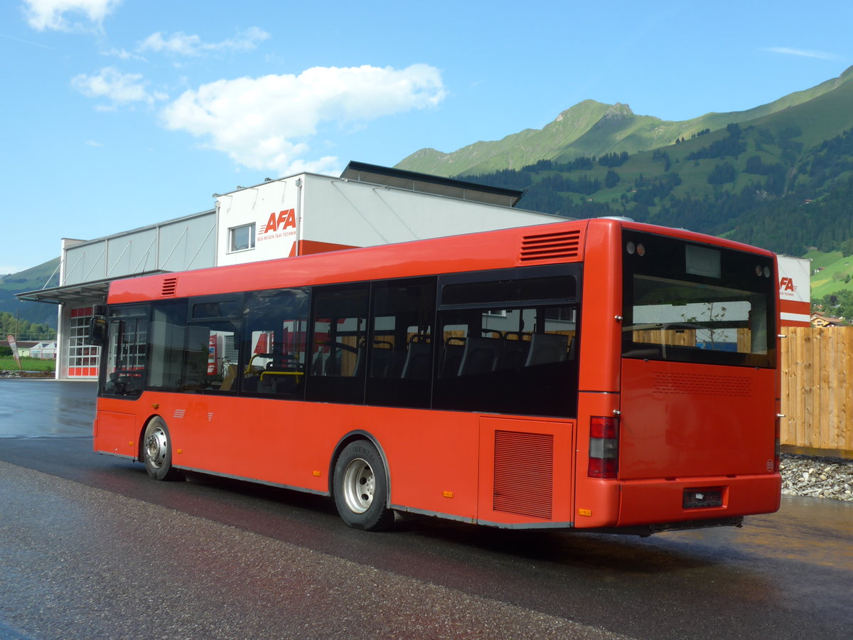 (182'436) - AFA Adelboden - Nr. 55 - MAN/Gppel am 31. Juli 2017 in Frutigen, Garage