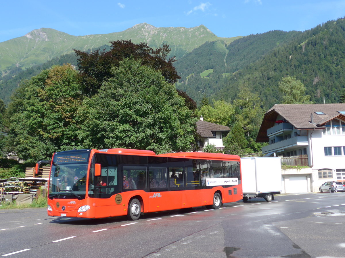 (182'444) - AFA Adelboden - Nr. 97/BE 823'927 - Mercedes am 31. Juli 2017 in Frutigen, Alter Bahnhof