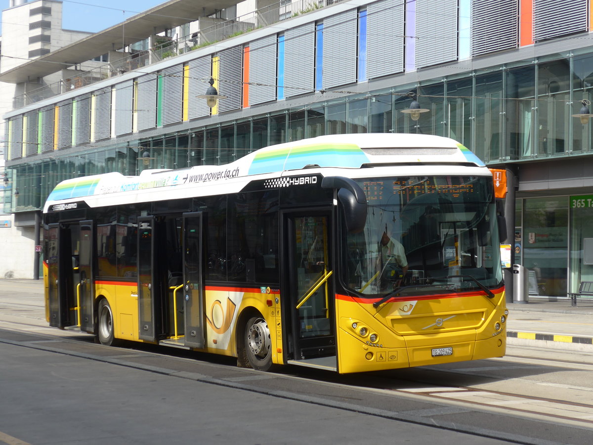 (182'565) - PostAuto Ostschweiz - TG 209'425 - Volvo am 3. August 2017 beim Bahnhof Frauenfeld