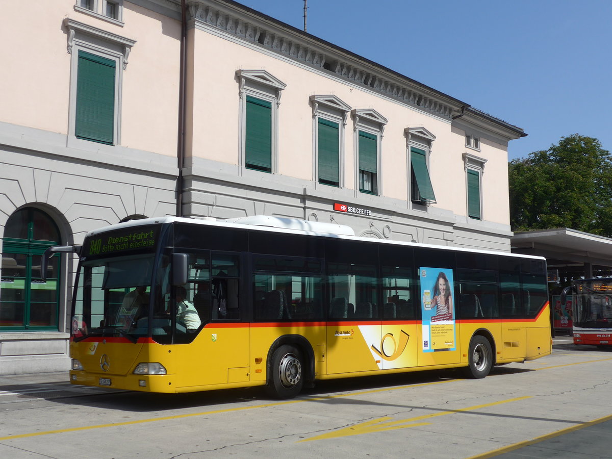 (182'571) - PostAuto Ostschweiz - TG 158'207 - Mercedes (ex Nr. 7) am 3. August 2017 beim Bahnhof Frauenfeld