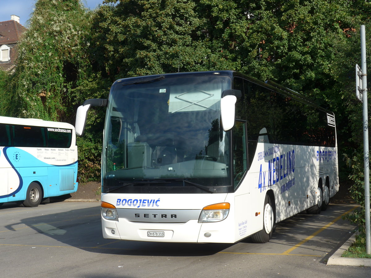 (182'708) - Bogojevic, Zrich - ZH 878'310 - Setra am 5. August 2017 in Zrich, Sihlquai