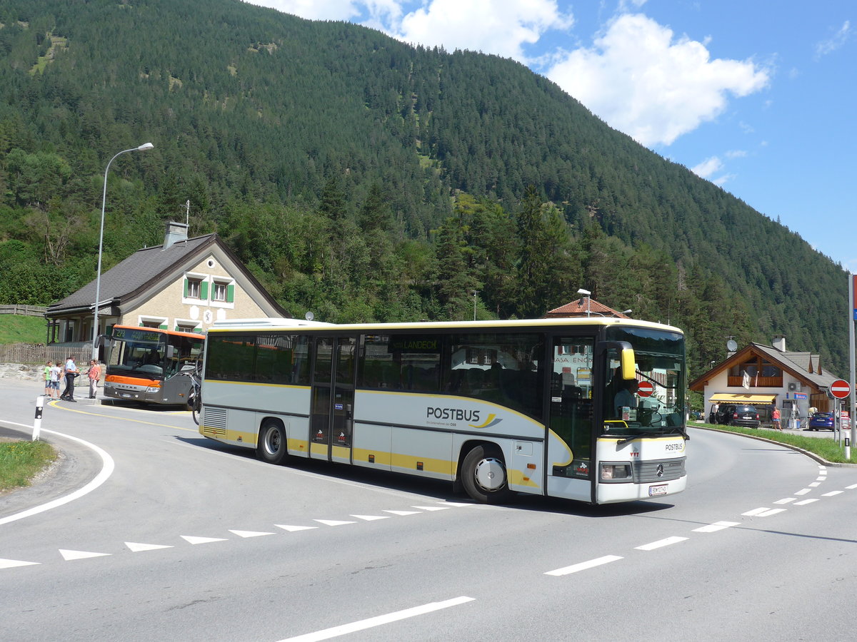 (182'730) - Aus Oesterreich: PostBus - BD 12'743 - Mercedes am 5. August 2017 in Martina, Cunfin