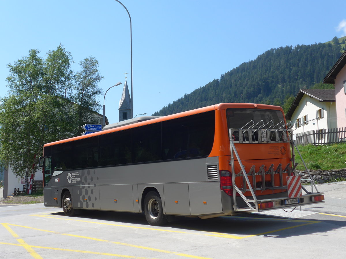 (182'751) - Aus Italien: SAD Bozen - Nr. 1111/FA-018 KD - Setra am 5. August 2017 in Martina, Cunfin