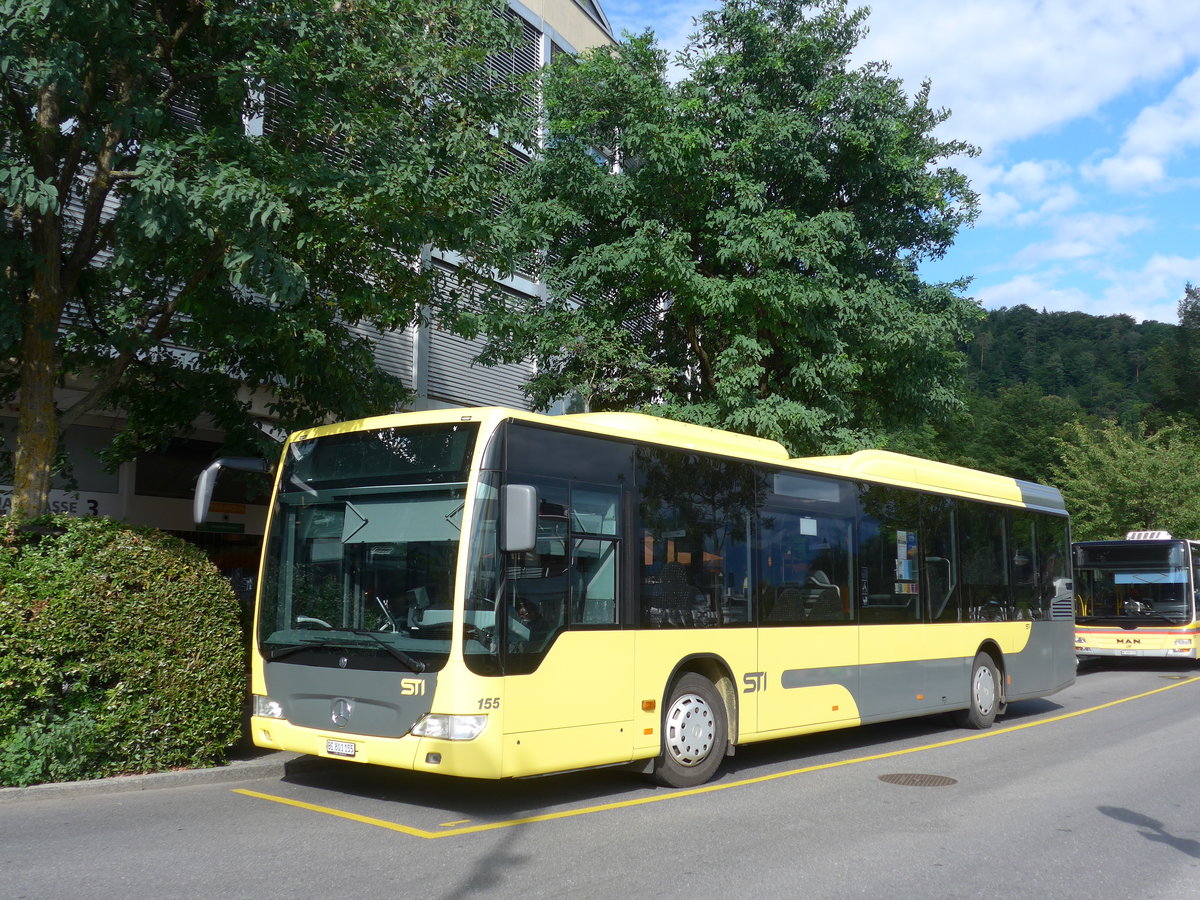 (182'833) - STI Thun - Nr. 155/BE 801'155 - Mercedes am 6. August 2017 bei der Schifflndte Thun