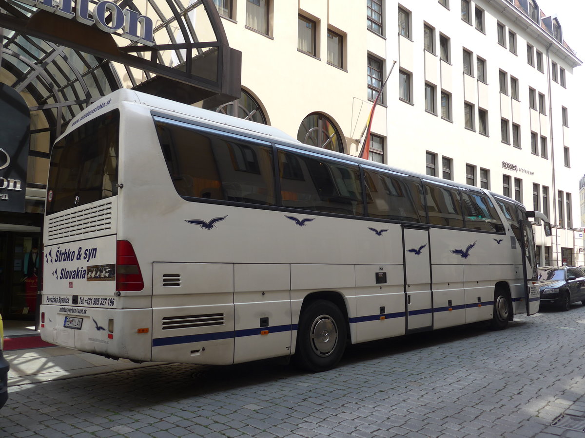 (182'900) - Aus der Slowakei: Strbko, Povazk Bytrica - PB-MILAN - Mercedes am 8. August 2017 in Dresden, Tpferstrasse