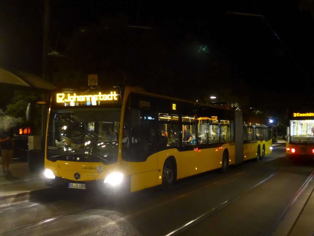 (183'107) - DVB Dresden - Nr. 459'309/DD-VB 9309 - Mercedes am 8. August 2017 in Dresden, Pirnaischer Platz