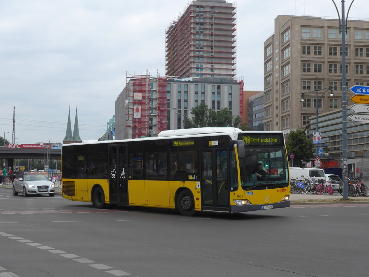 (183'387) - BVG Berlin - Nr. 1623/B-V 1623 - Mercedes am 10. August 2017 in Berlin, Alexanderplatz