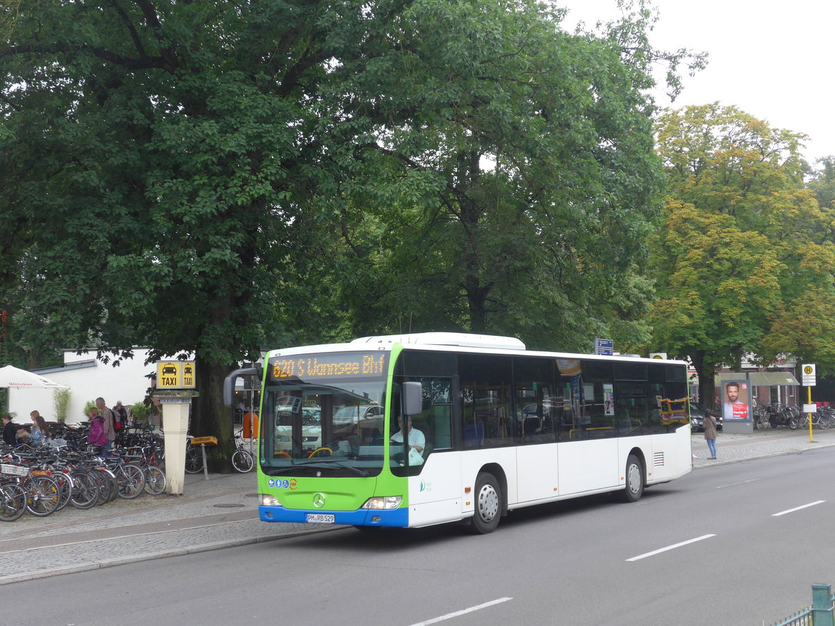 (183'445) - RPM Potsdam - Nr. 3529/PM-RB 529 - Mercedes (ex P-AV 529) am 11. August 2017 in Berlin, Wannsee