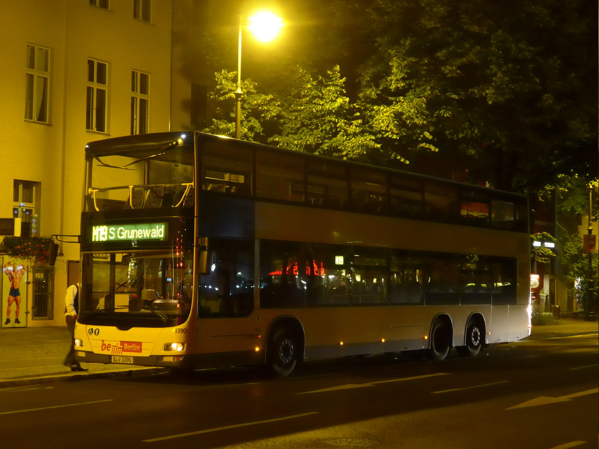 (183'495) - BVG Berlin - Nr. 3390/B-V 3390 - MAN am 11. August 2017 in Berlin, Mehringdamm