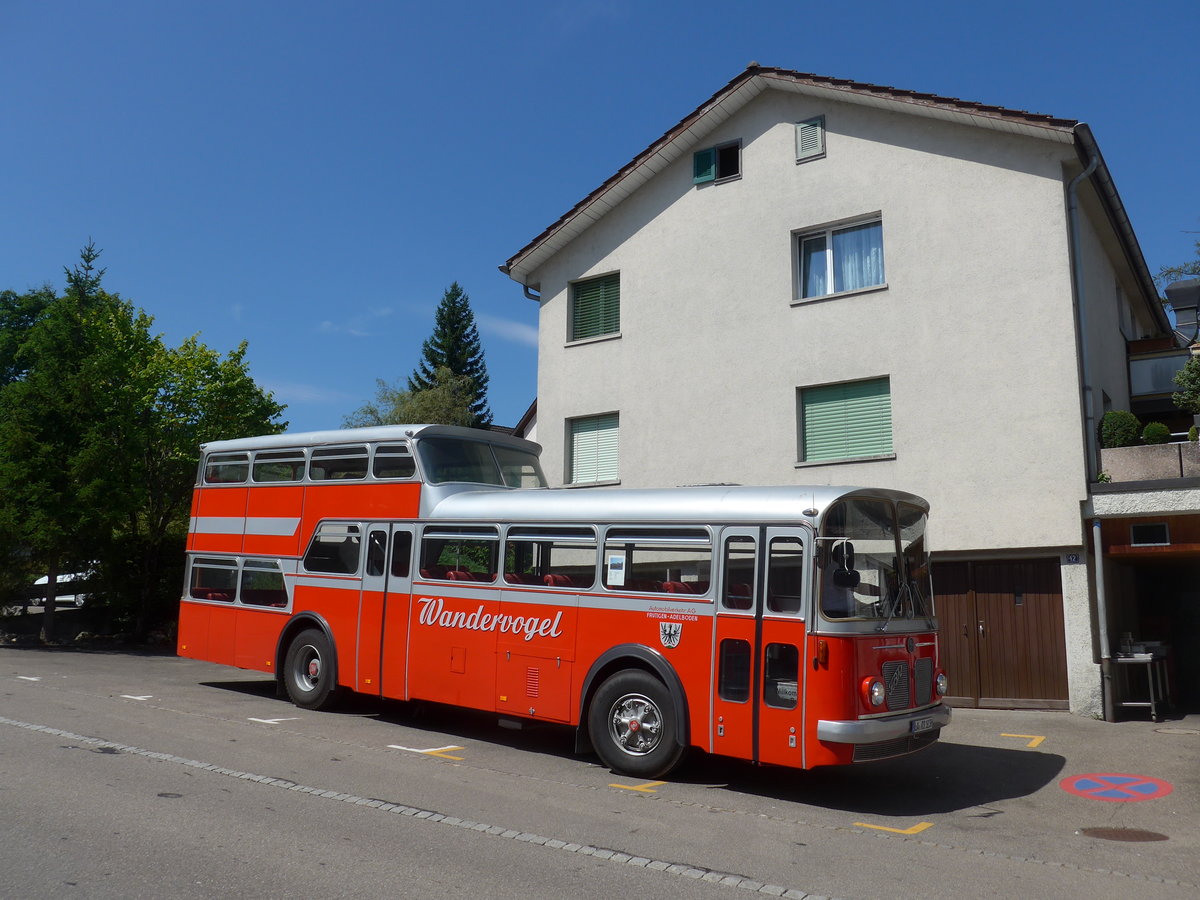 (183'916) - Aus Deutschland: Radlmeier, Ergoldsbach - LA-RD 123H - FBW/Vetter-R&J Anderthalbdecker (ex FRAM Drachten/NL Nr. 20; ex Wespe, Altsttten; ex AFA Adelboden Nr. 4) am 23. August 2017 in Wetzikon, Restaurant Sternen