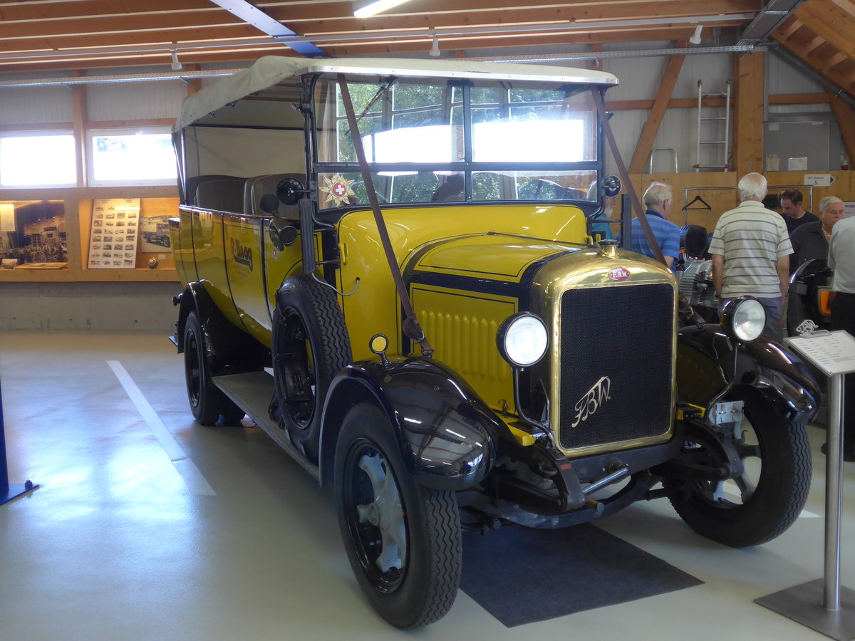 (183'930) - Rllin, Hirzel - FBW/Seitz-Hess (ex RhV Altsttten Nr. 31; ex P 2881/1529) am 23. August 2017 in Wetzikon, FBW-Museum