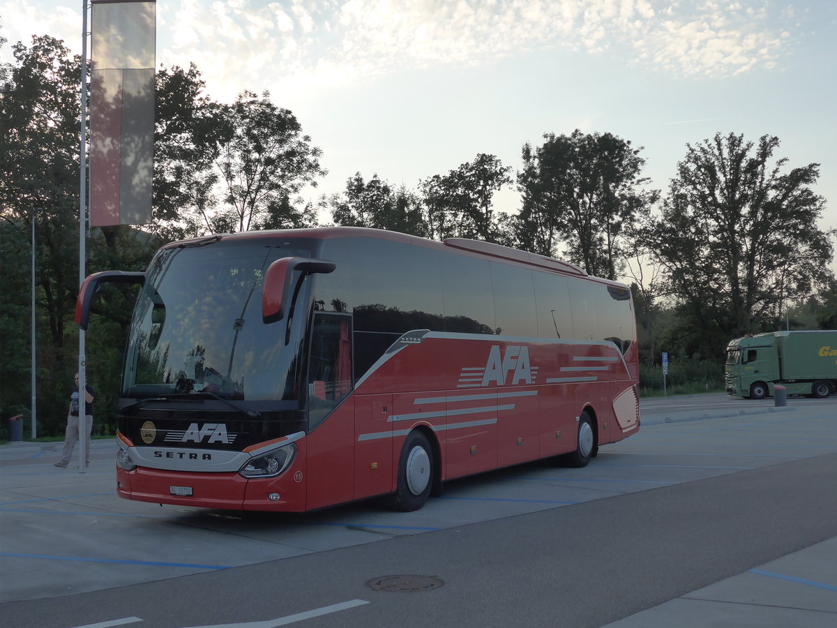 (183'957) - AFA Adelboden - Nr. 15/BE 26'702 - Setra am 23. August 2017 in Mnsingen, Raststtte