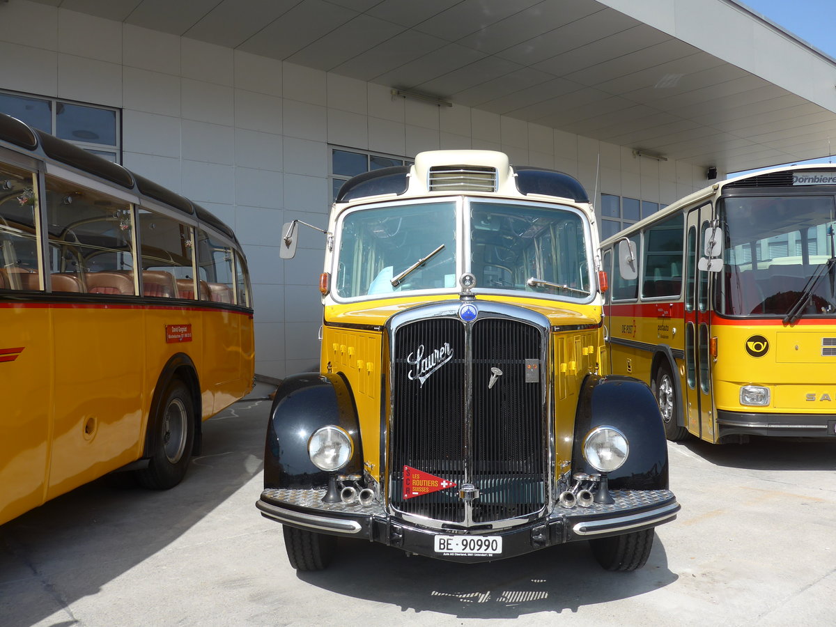 (184'467) - Ritter, Schpbach - BE 90'990 - Saurer/Gangloff (ex Linder, Einigen; ex P 23'146; ex P 2215) am 26. August 2017 in Oberkirch, CAMPUS Sursee