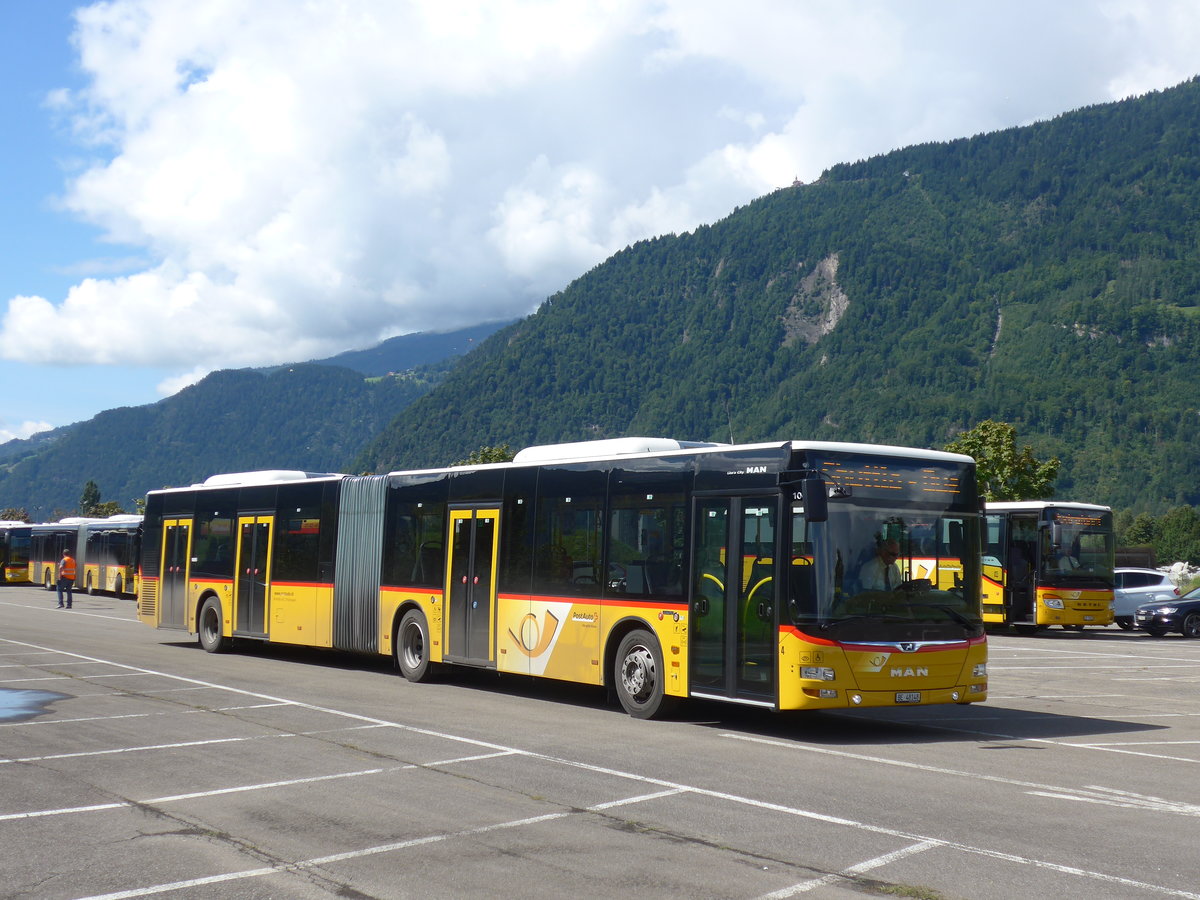 (184'578) - Steiner, Ortschwaben - Nr. 4/BE 48'148 - MAN am 3. September 2017 in Interlaken, Flugplatz