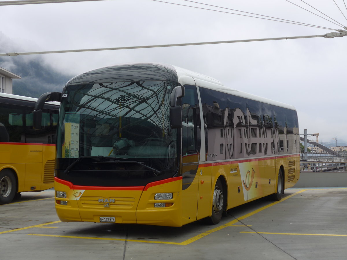 (184'772) - PostAuto Graubnden - GR 162'978 - MAN am 16. September 2017 in Chur, Postautostation