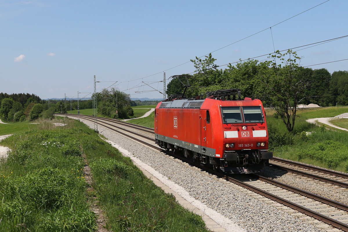 185 145 am 19. Mai 2020 bei Grabensttt auf dem Weg nach Freilassing.