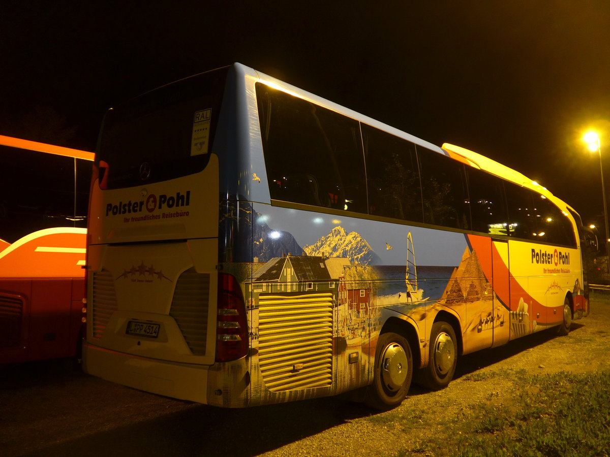 (185'283) - Aus Deutschland: Polster&Pohl, Leipzig - L-PP 4514 - Mercedes am 26. September 2017 in La Massana, Carparkplatz