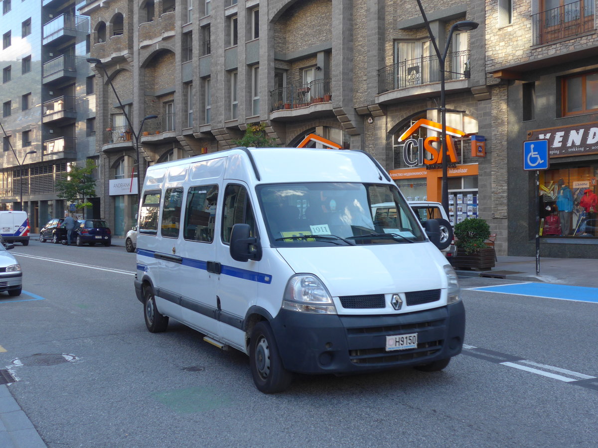 (185'417) - ??? - H9150 - Renault am 27. September 2017 in La Massana, Les Entrades