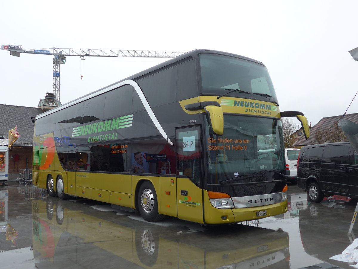 (186'254) - Neukomm, Horboden - BE 145'930 - Setra am 5. November 2017 in Thun, Expo