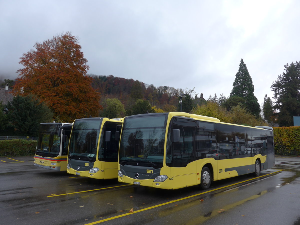 (186'263) - STI Thun - Nr. 180/BE 752'180 - Mercedes am 6. November 2017 bei der Schifflndte Thun