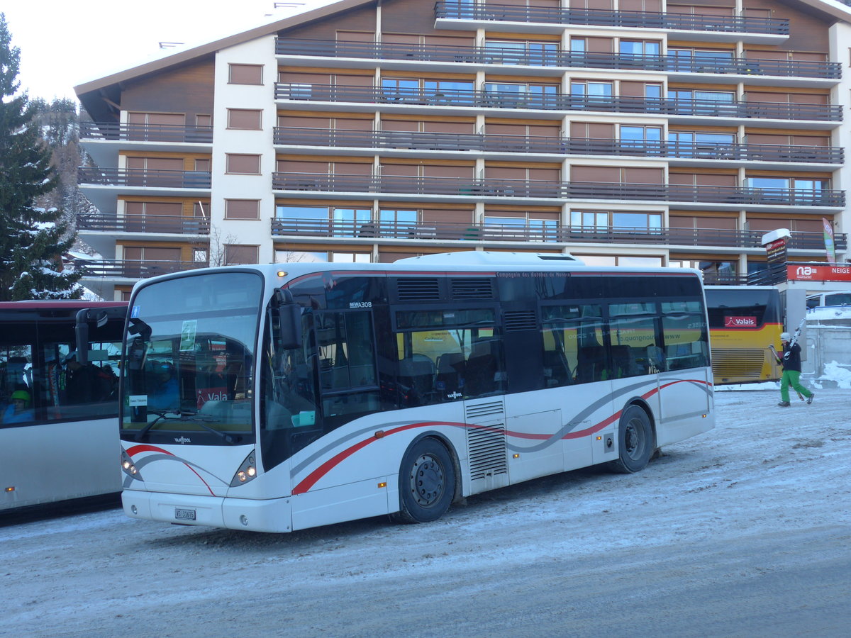 (186'974) - Lathion, Sion - Nr. 20/VS 31'615 - Van Hool (ex CAM Monaco/MC) am 17. Dezember 2017 in Haute-Nendaz, Tlcabine