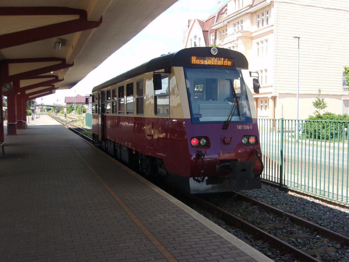 187 018 Der Harzer Schmalspurbahn Als HSB Nordhausen Nord Hasselfelde 