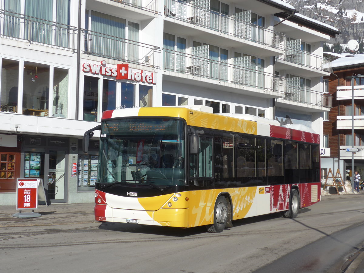 (187'398) - Stuppan, Flims - GR 52'188 - Scania/Hess am 26. Dezember 2017 in Flims, Bergbahnen