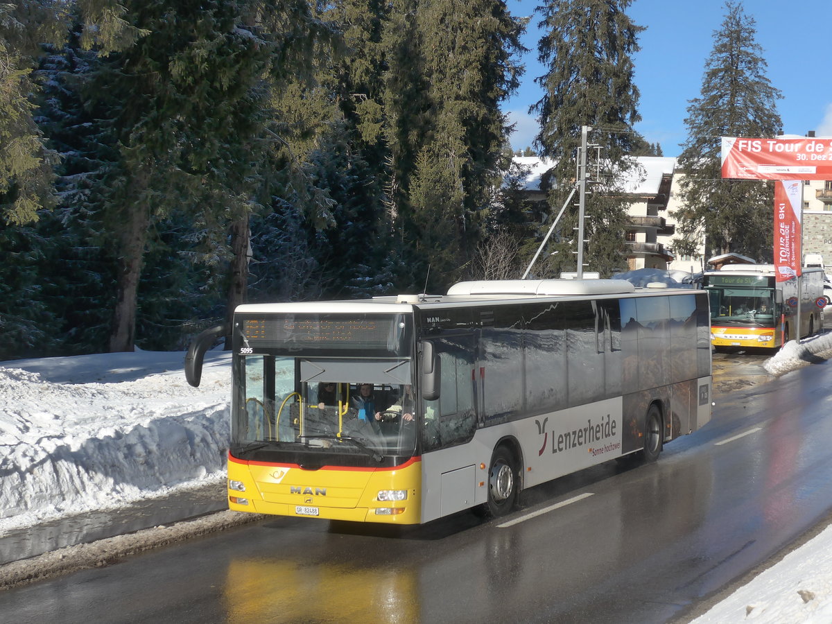 (187'591) - Bossi&Hemmi, Tiefencastel - GR 82'488 - MAN am 1. Januar 2018 in Valbella, Tour de Ski