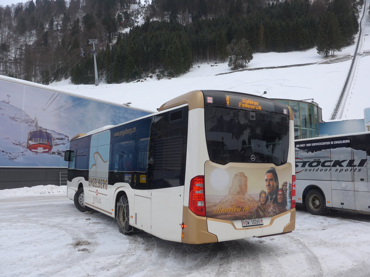 (187'632) - EAB Engelberg - Nr. 4/OW 10'265 - Mercedes am 2. Januar 2018 in Engelberg, Titlisbahnen