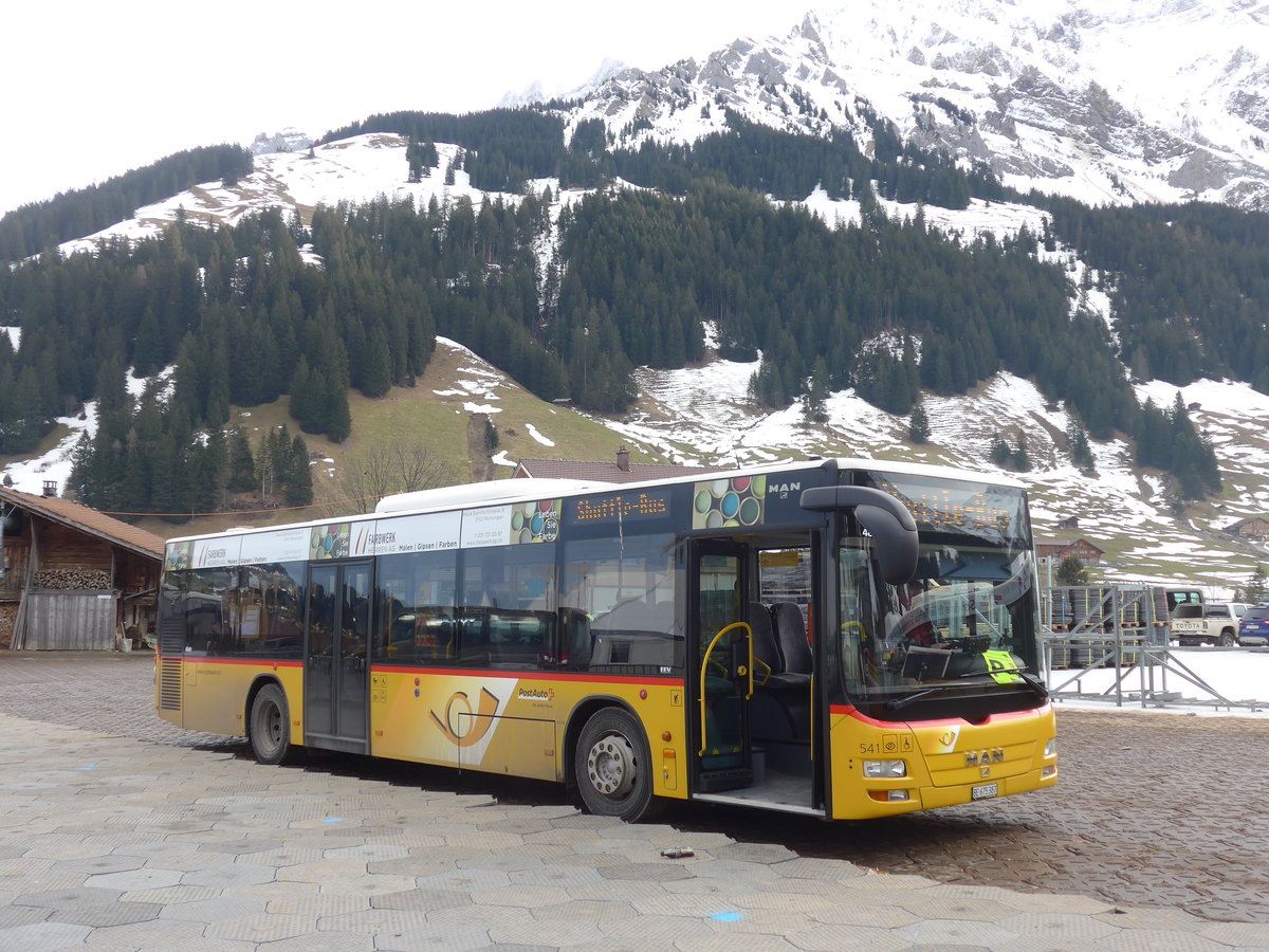 (187'768) - PostAuto Bern - Nr. 541/BE 675'387 - MAN am 7. Januar 2018 in Adelboden, Weltcup