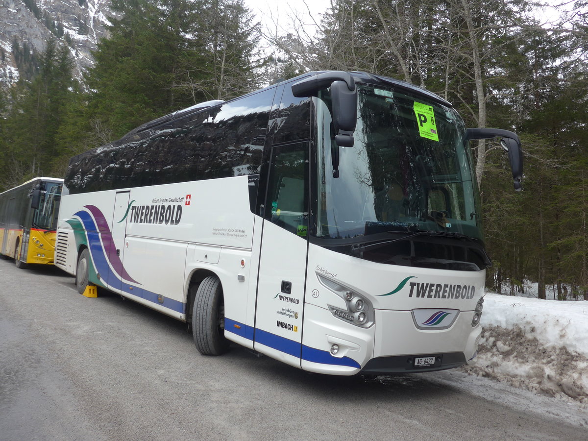 (187'790) - Twerenbold, Baden - Nr. 41/AG 6422 - VDL am 7. Januar 2018 in Adelboden, Unter dem Birg