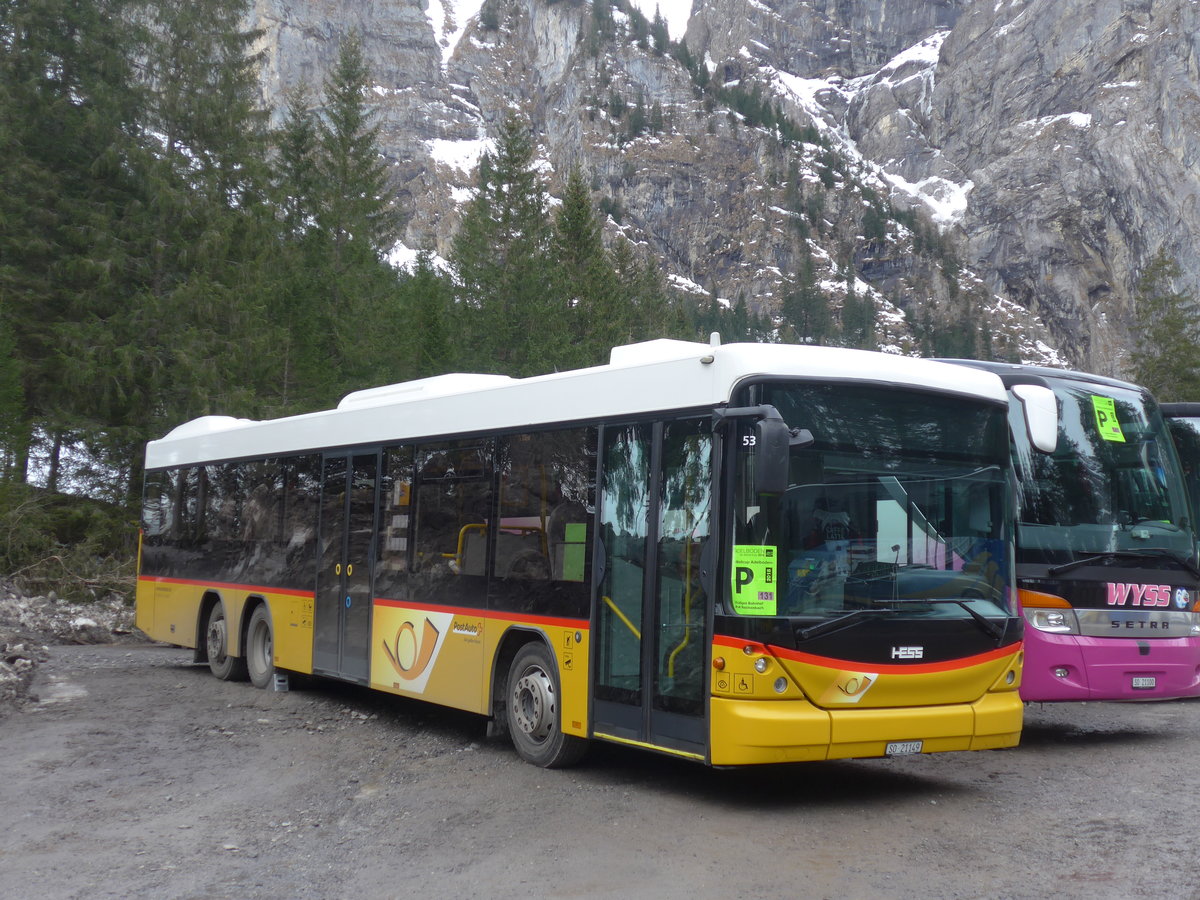 (187'812) - Steiner, Messen - SO 21'149 - Scania/Hess am 7. Januar 2018 in Adelboden, Unter dem Birg