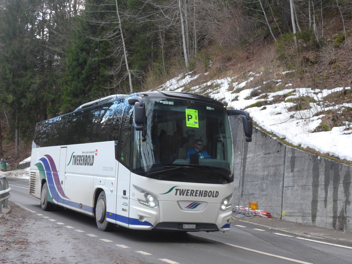 (187'876) - Twerenbold, Baden - Nr. 42/AG 204'044 - VDL am 7. Januar 2018 in Achseten, Schmitten