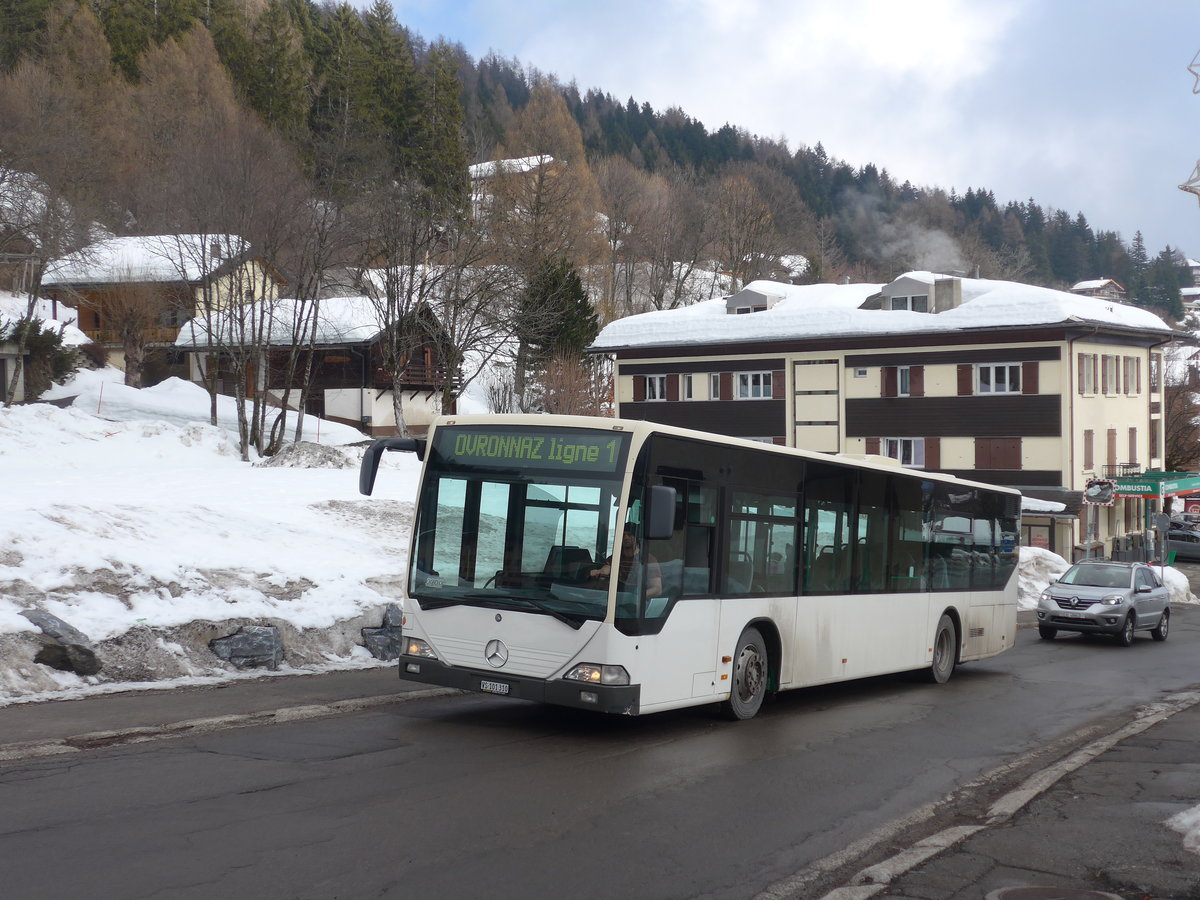 (188'901) - Buchard, Leytron - Nr. 67/VS 101'310 - Mercedes (ex MBC Morges Nr. 70) am 18. Februar 2018 in Ovronnaz, Post