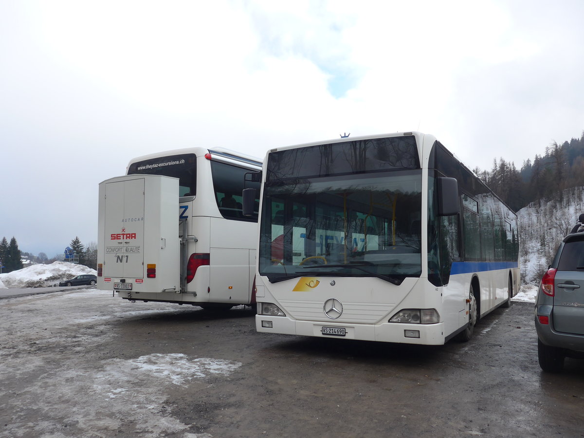 (188'905) - Buchard, Leytron - Nr. 62/VS 214'690 - Mercedes (ex Maag, Kloten Nr. 34) am 18. Februar 2018 in Ovronnaz, Lui Teise