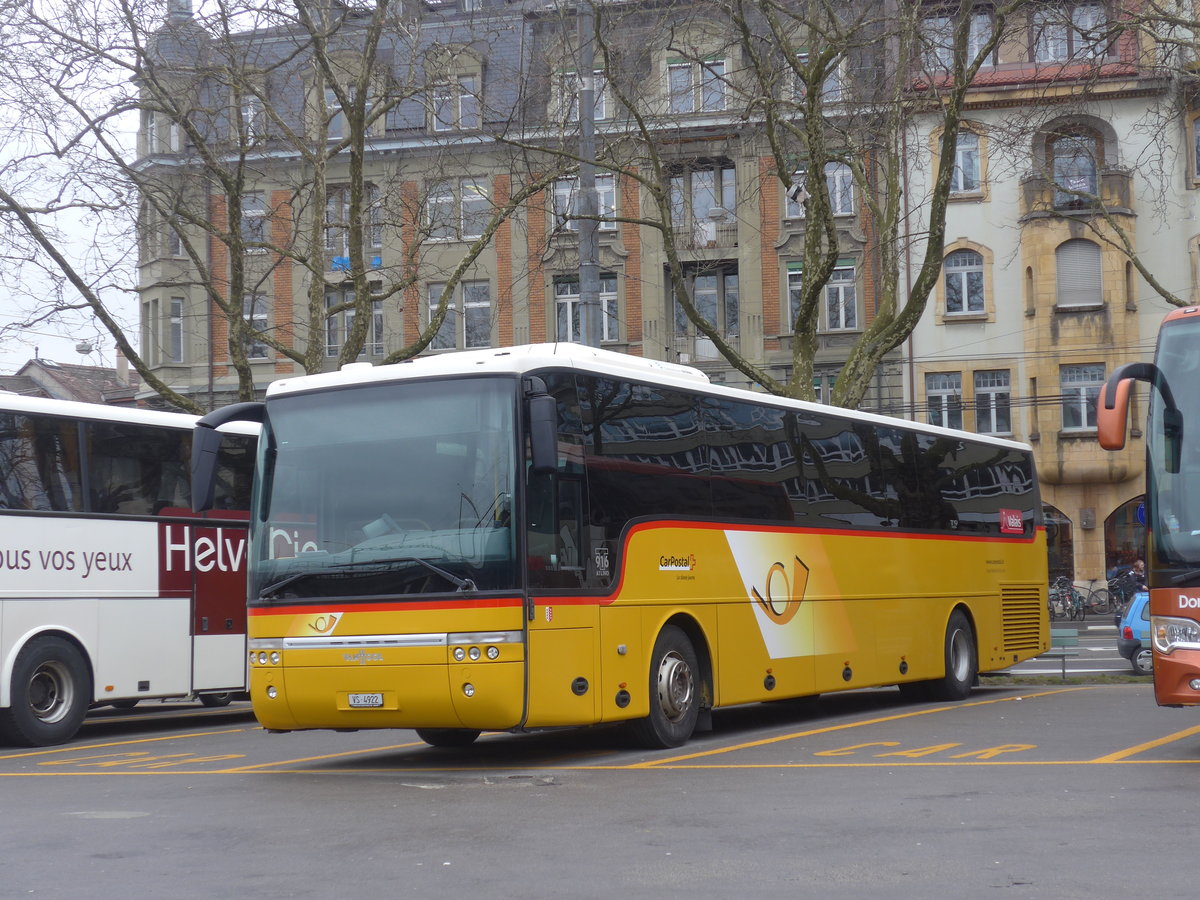 (189'424) - Mabillard, Lens - VS 4922 - Van Hool am 17. Mrz 2018 in Bern, Schtzenmatte